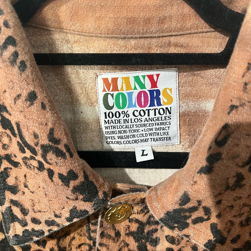 Big Bud Press Leopard Utility Jacket - Brown and Black - Picture 3 of 4